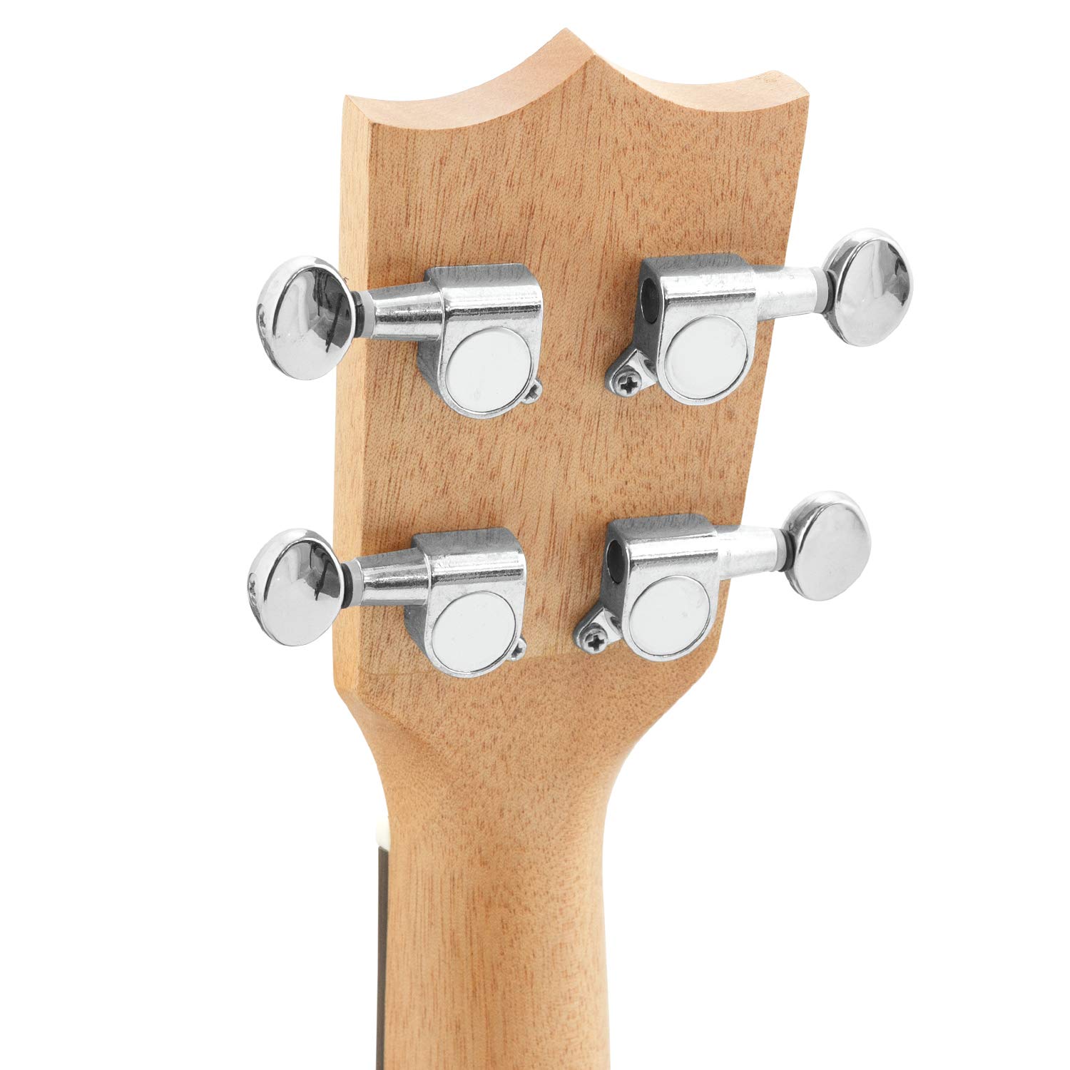 Theodore ukulele soprano in mogano con custodia | Include custodia in feltro e corde di ricambio, ideale per principianti, con caldo suono in mogano.