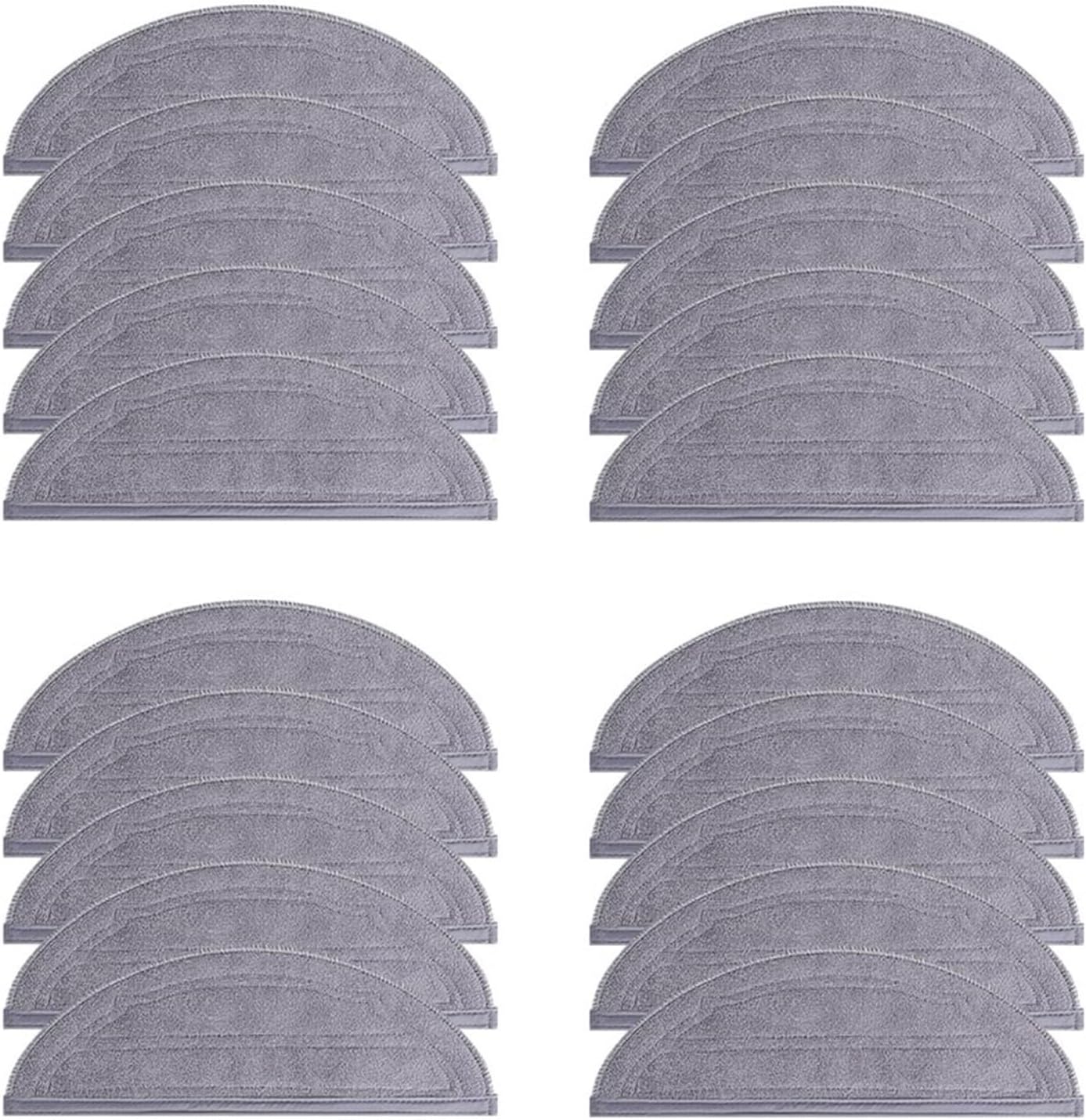 for Roborock Q10V/Q10V+/Q10 VF/Q10 VF+ S5/Q10 S5+/S8 Pro S8 Plus Robot Vacuum Accessories Mop Cloths Parts Replacement(20pcs)