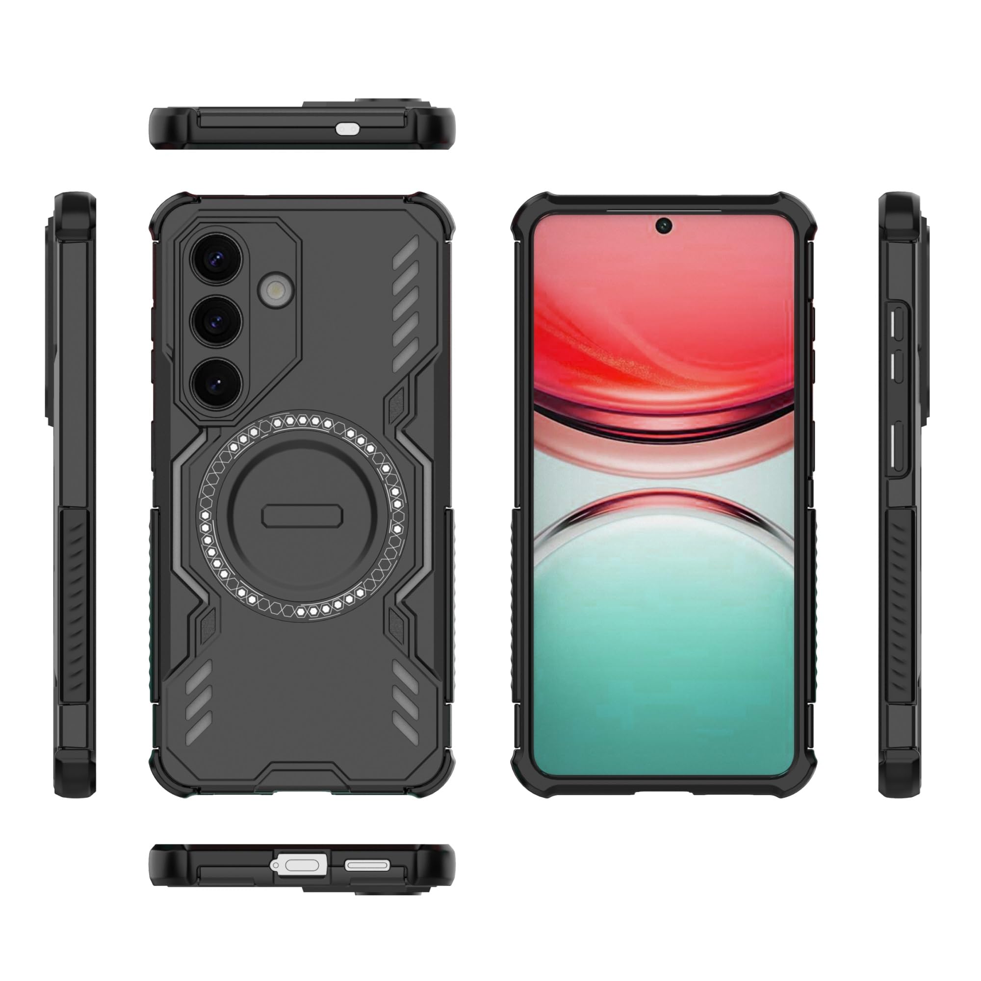 Coque Samsung S26 5G intégrale noire antichoc et rigide