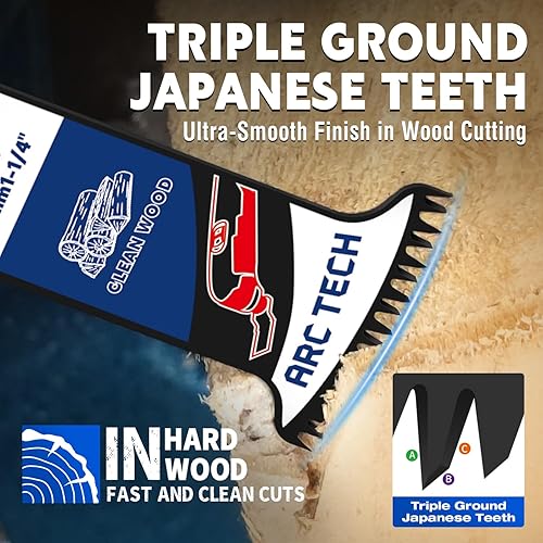 Miniatura 5 de 28 hojas de sierra oscilantes de liberación rápida, cuchillas multiherramienta de titanio para cortar madera, plásticos, metal, cuchillas oscilantes