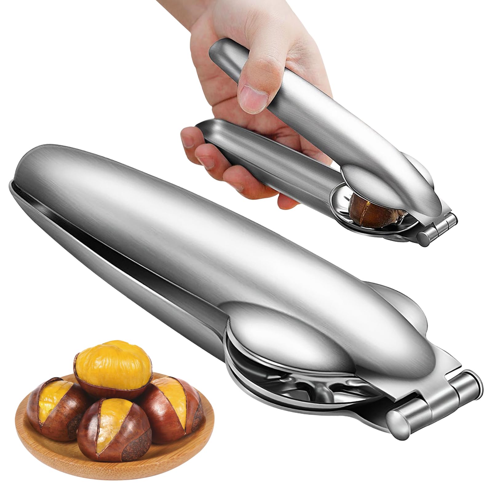 YDMAJF Pince Chataignes, Inoxydable Pince à Châtaignes