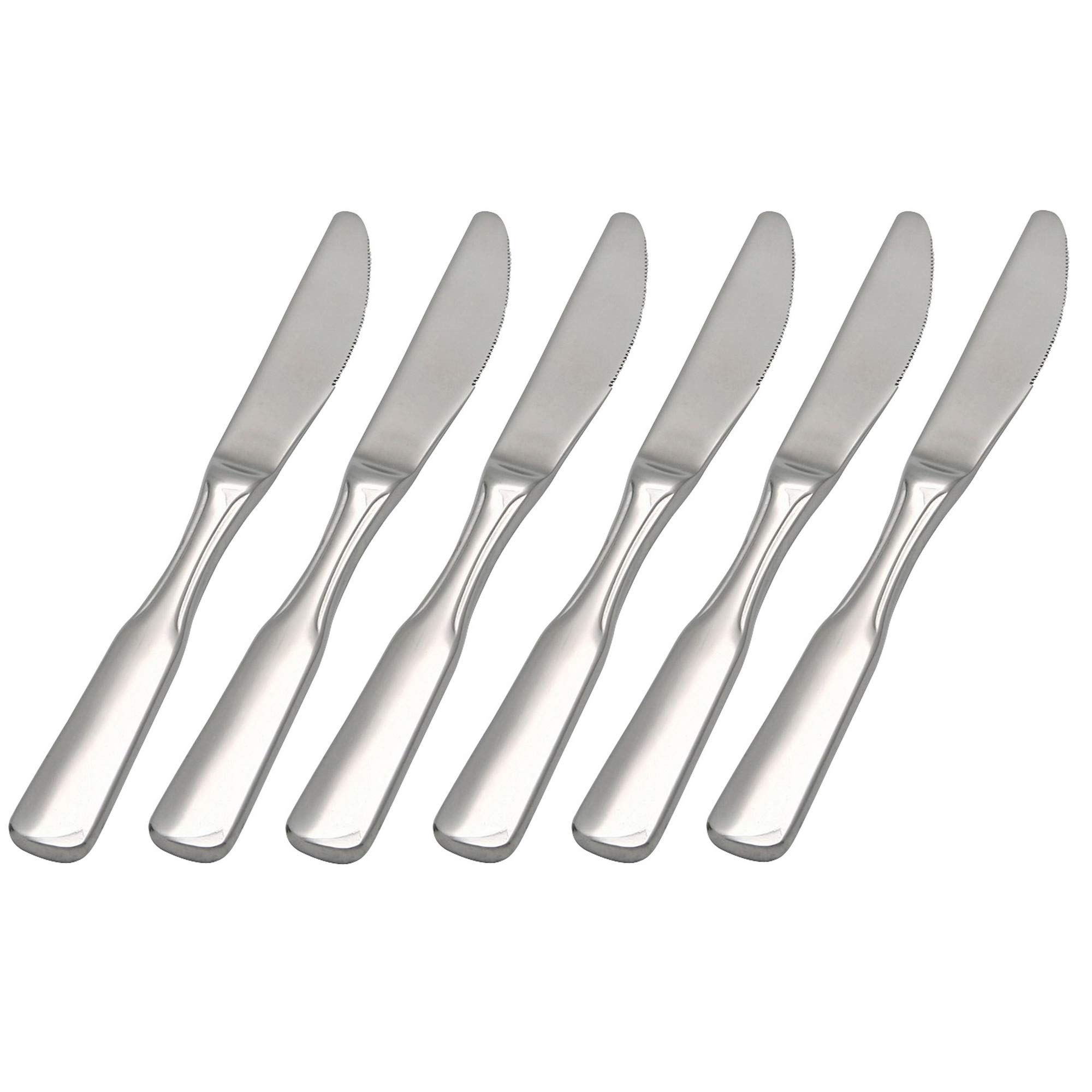 GRÄWE® Serie Spaten - Cuchillo de Postre, 6 Unidades