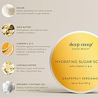 Vista 6 de Deep Steep Exfoliante de azúcar, 8oz (Guayaba de maracuyá)