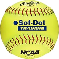 Vista 1 de Rawlings Softballs de entrenamiento de Poly-Core Softpitch de la NCAA Opciones de 11 y 12 pulgadas 12