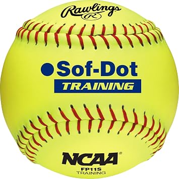 Rawlings | NCAA Soft Poly-Core Fastpitch Training Softballs | 11" & 12" Options | 12 Count
