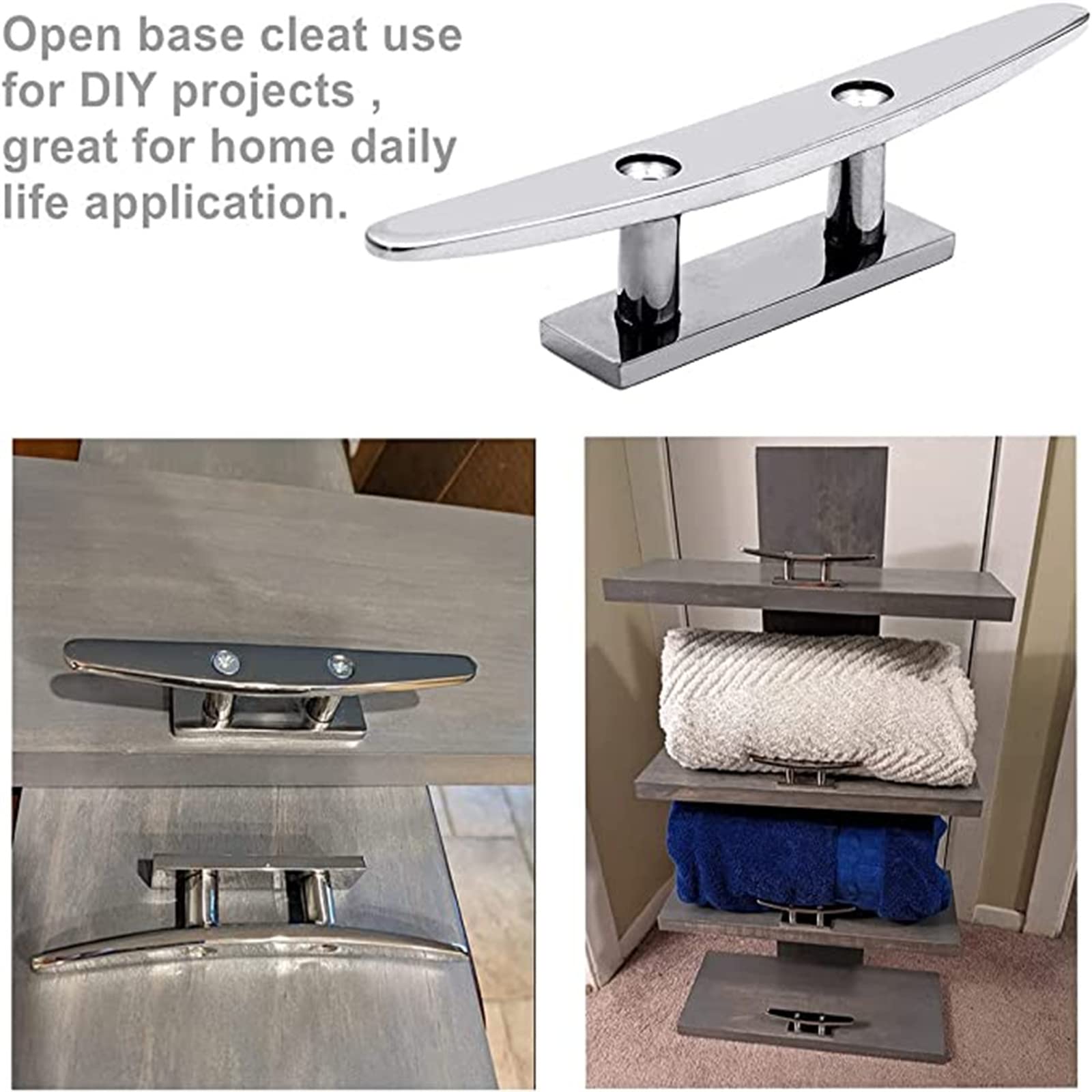 Bitta Per Barca In Acciaio Inox 316 - Lucida A Specchio, 5 Pollici (12.5x3 Cm) - Foto 7