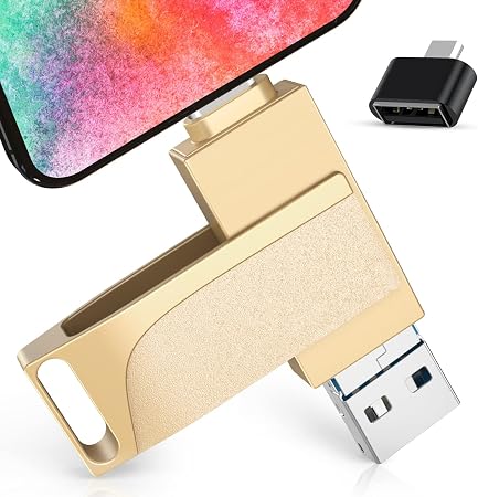 Qainerly 512GB 4-in-1 Photo Stick for Smartphones