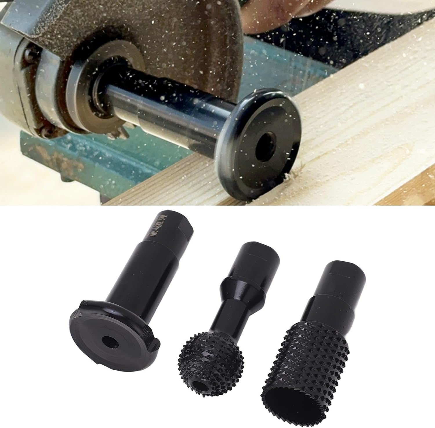 Wood Carving Slotting Grinding Tools Set for 100 Type Angle Grinder Woodworking Burr Kit