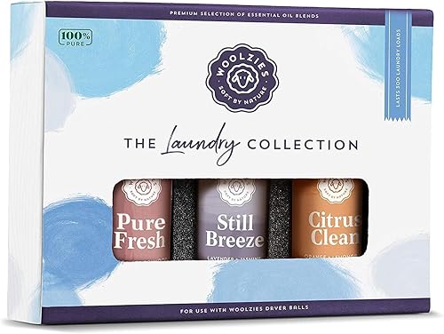 Miniatura 2 de Woolzies Laundry Collection - Juego de aceites esenciales  Aceite de aromaterapia 100% puro de grado terapéutico  Uso con bolas de secadora de lana