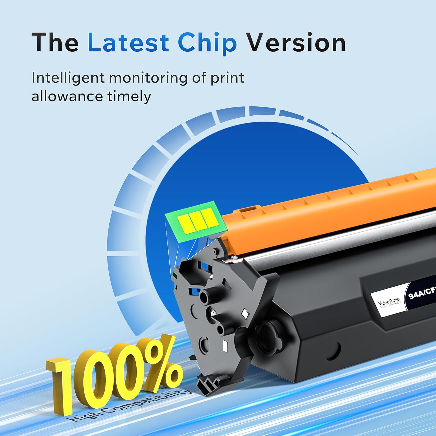 Valuetoner Compatible Toner Cartridge Replacement for HP 94A Toner Cartridge Black CF294A to use with LaserJet Pro MFP M148dw, M148fdw, M118dw, M149fdw, LaserJet M148, M118, M149(Black, 4 Pack)