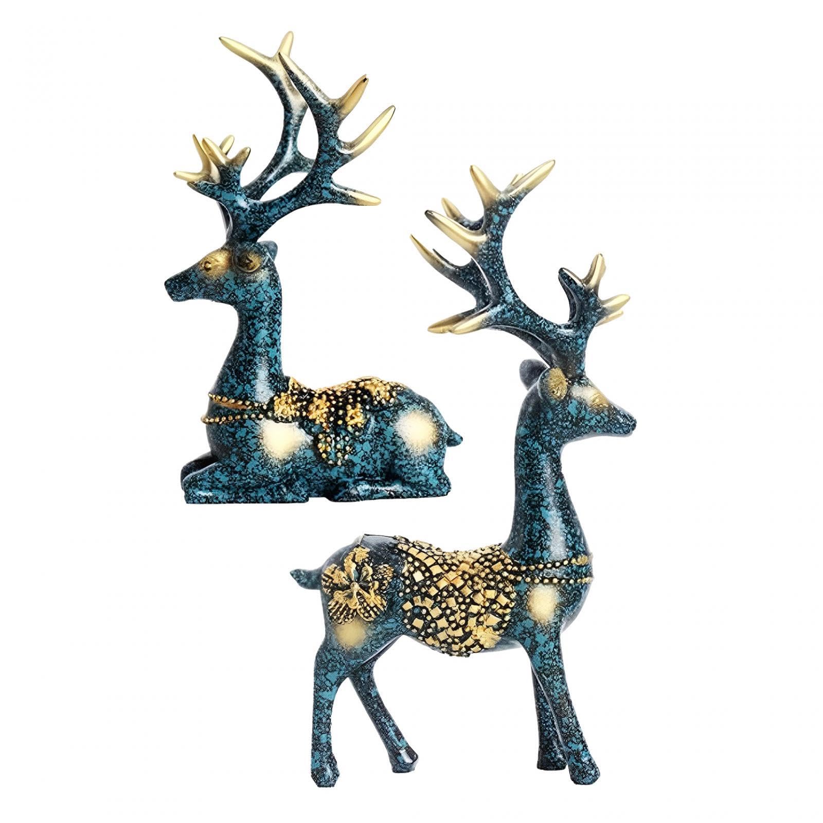 Figurines de cerfs et d'élans pour sublimer votre meuble de salon