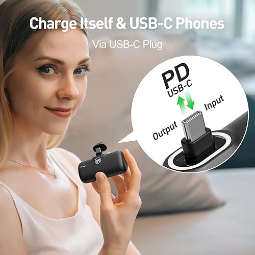 Miniatura 4 de iWALK LinkPod Cargador portátil PD USB C Power Bank Actualización 2022 Batería de carga rápida pequeña con pantalla LED compatible con Samsung S22