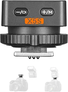 Godox X5S ワイヤレス フラッシュトリガー for ソニーカメラ用の送信機 Godox iT32カメラフラッシュ対応の即時ワイヤレス通信 マグネット式装着 トリガー＆ホットシュー付き X5S