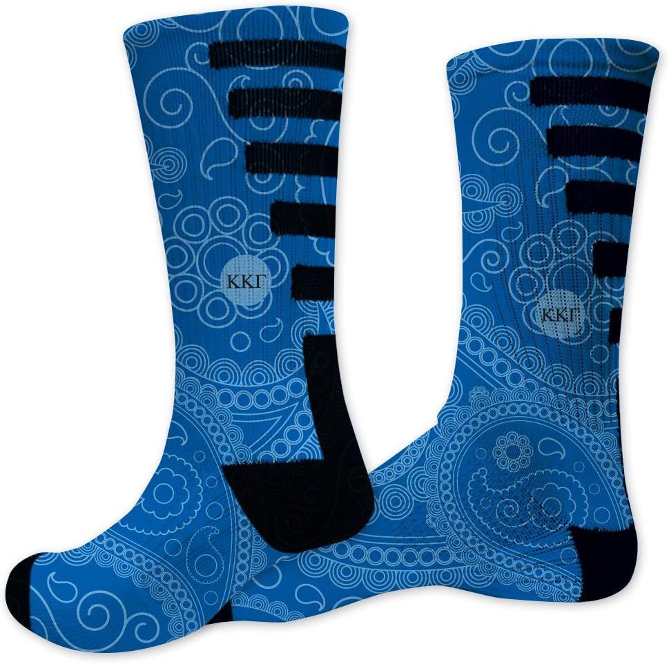 VictoryStore Apparel - Kappa Kappa Gamma, Vintage Design Performance Crew Socks