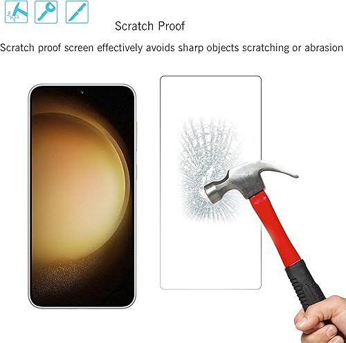 Miniatura 3 de Ailun Protector de pantalla para Galaxy S23+  S23 Plus 6.6 pulgadas Paquete de 3 + 3 unidades de lente de cámara de vidrio templado desbloqueo de