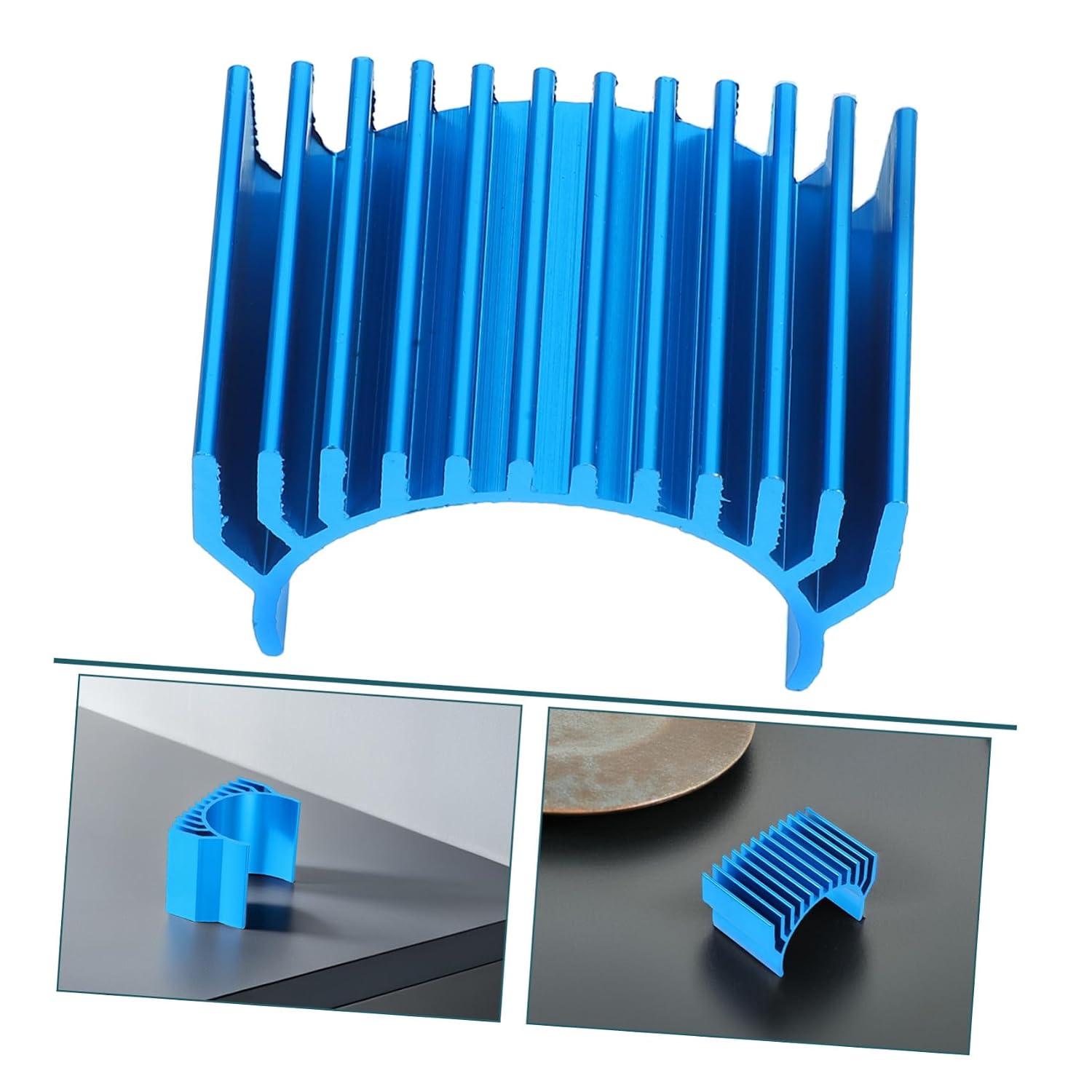 Motor Heatsink Aluminum Alloy Heat Sink for Motor Cooling Easy Installation Reduces Motor Temperature for Cars
