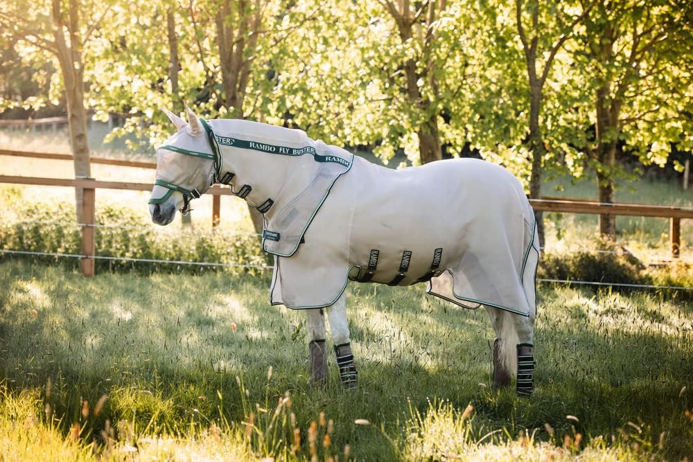 Horseware Rambo Flybuster Vamoose No Fly Zone 78 Oatml/Sage