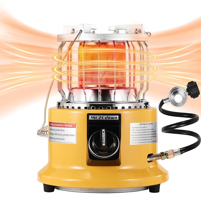 2 in 1 Propane Heater & Stove, 13000 BTU Portable Propane Heater with Handle
