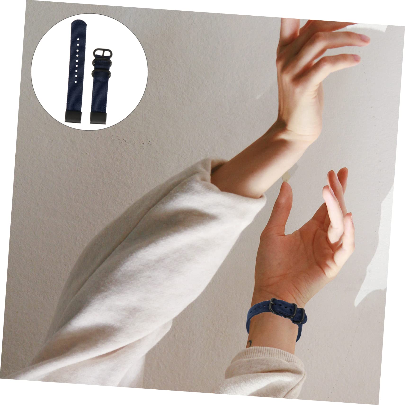 UKCOCO 3pièces Bracelet Nylon Pour Montre Bande De Remplacement Homme Avec Système De Détachement Rapide Confortable Et Respirant Profond