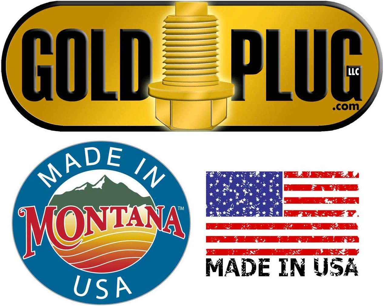 GoldPlug Made in USA | Stainless Magnetic Drain Plug | Fits All Honda Motorcycles | M12x1.5 | MP01T | Reduced Hex Head| | Includes SW03 Washer |