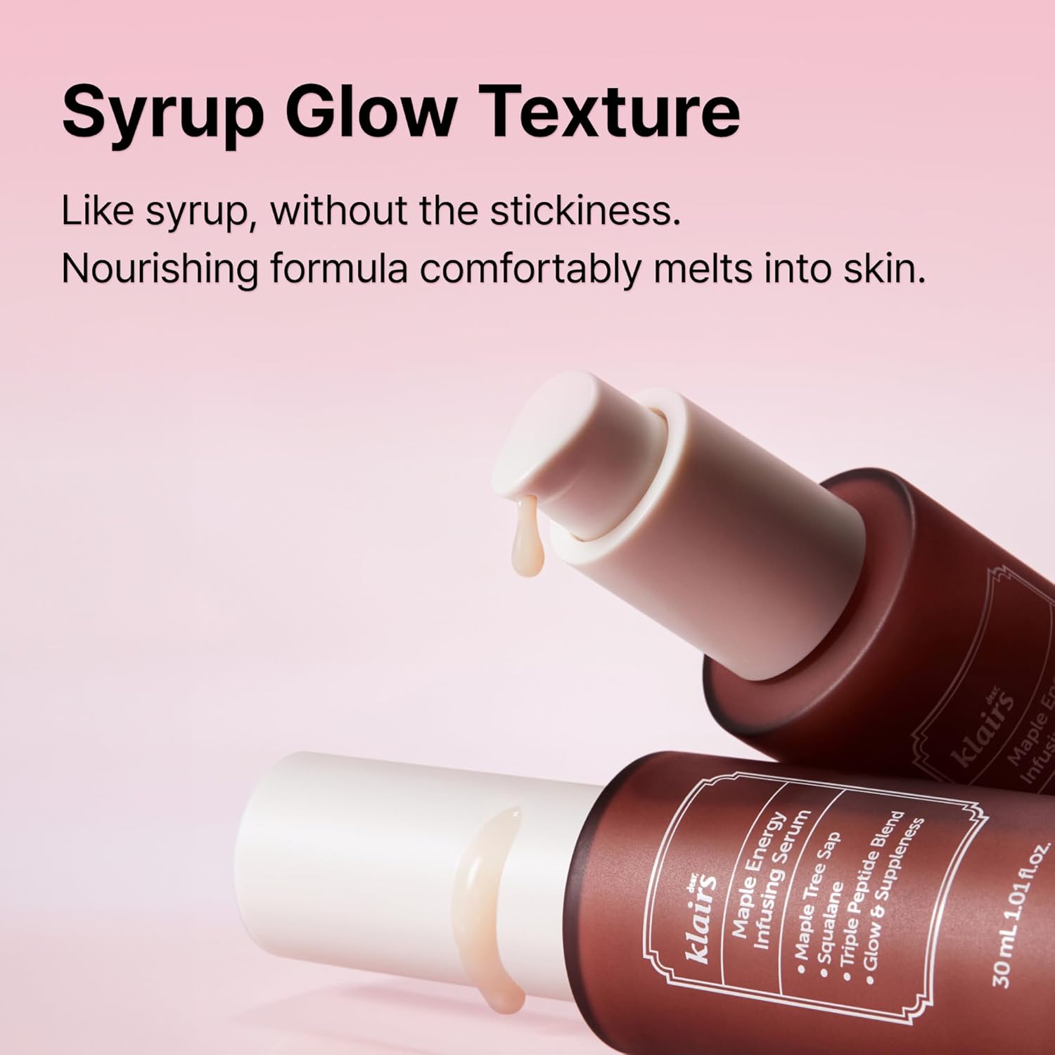 DearKlairs Maple Energy Infusing Serum 30 ml, Anti Aging, Skin Barrier, Pore Minimizing, Peptide, Squalane, hydrating and moisturizing serum, Korean skin care, Dry Skin - Image 7