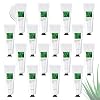 16PCS Pure Aloe Vera Gel for Face,Moisturizing Organic Vera Gel,Travel Size After Sun lotion for Face,Skin,Hair,Natural Hydrating Aftersun Cream,Refreshing Body Aloe Moisturizer for After Sun Care