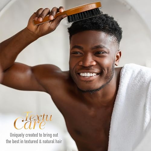 Miniatura 5 de Titan - Cepillo de doble cara para hombres y mujeres, para todas las texturas de cabello, 1 cepillo de madera de cerdas de jabalí 100% naturales, 24