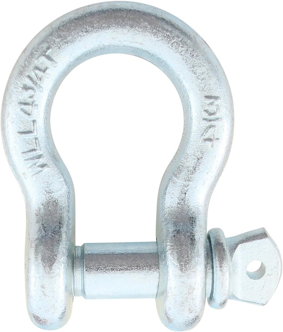 Smittybilt 1/2 D-Ring Shackle (Black) - 13046B"