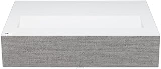 LG Electronics HU715QW Beamer mit Projektions-Diagonale bis 304,8 cm (120 Zoll), CineBeam Ultrakurzdistanz Laser 4K Projektor (2.500 Lumen, drahtlose Screen Share-Funktion, webOS 6.0), Weiß