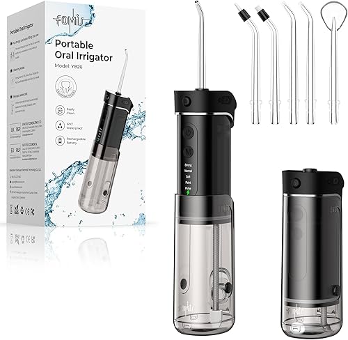 FOMIS Mini Water Flosser - 5 Mode Portable Oral Irrigator