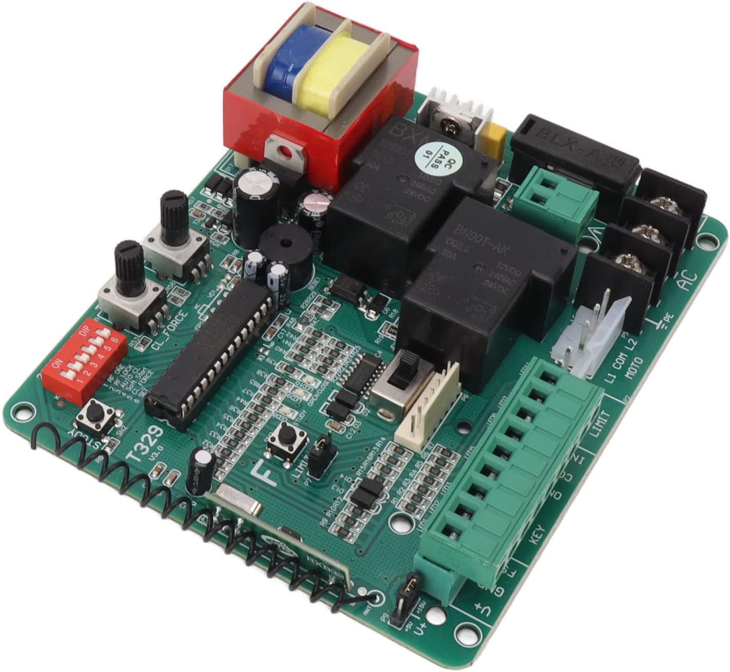 Sliding Gate Motor Control Board LED Indication Electric Door Motor Circuit Board with Remote Control 220V