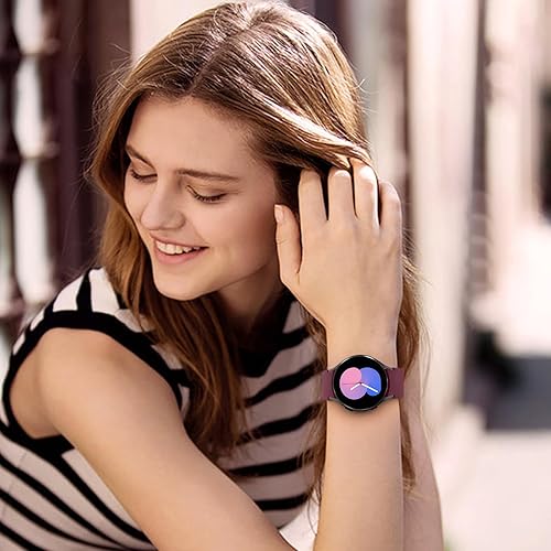 Miniatura 8 de AK Correas compatibles con Samsung Galaxy Watch 7654 - 1.575 pulgadas, 1.732 pulgadas, 1.772 pulgadas, correa deportiva de repuesto de silicona para