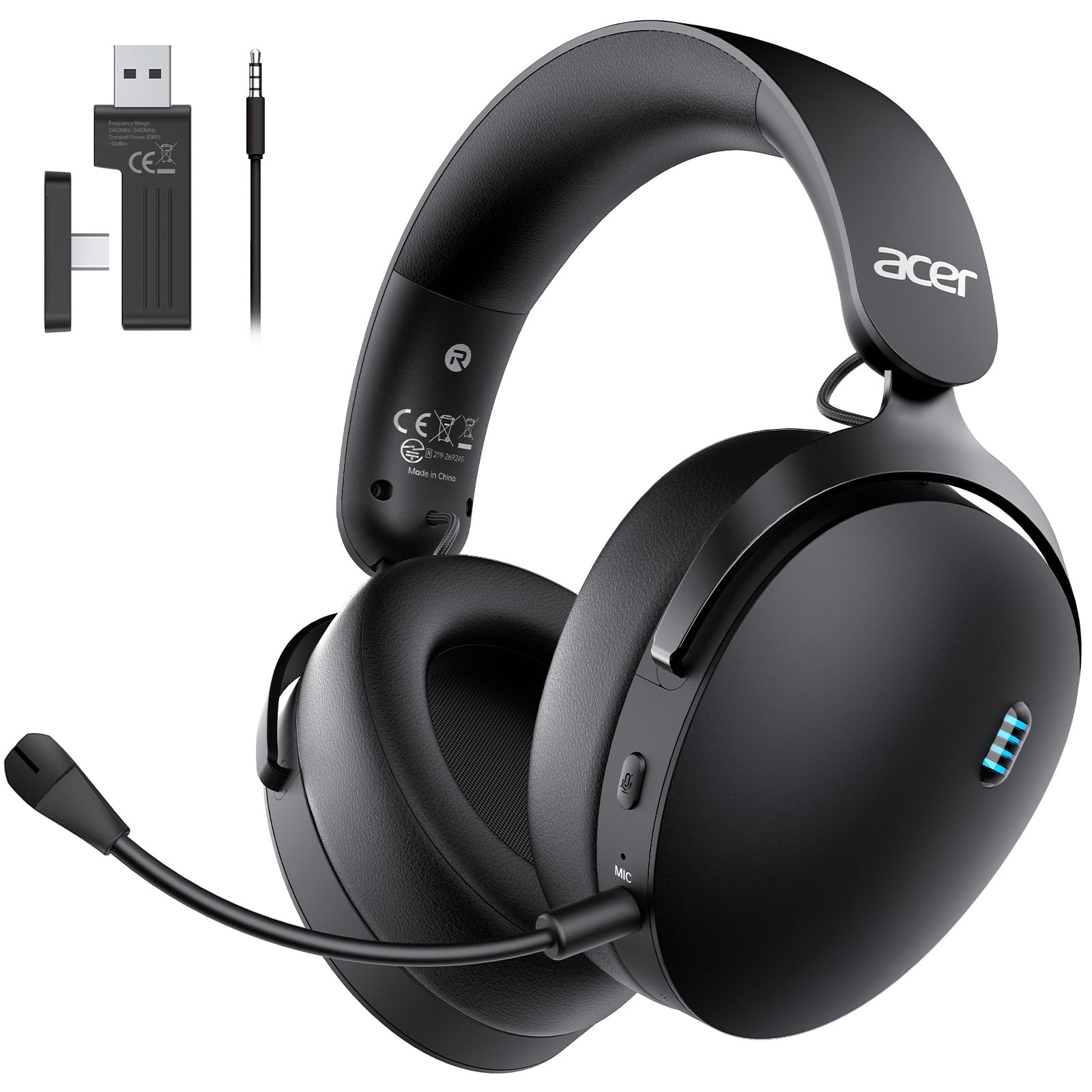 Amazon.co.jp: Acer ゲーミングヘッドセット 4WAY接続 2.4GHz USB/Type