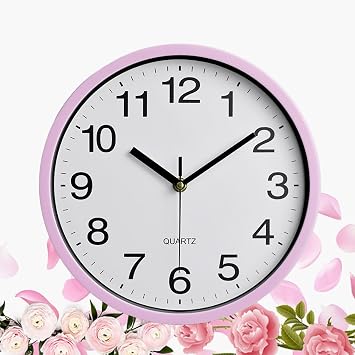 Wall Clock Large, Nonticking Decorative Classic Wall Clock Decorative,Battery Operated Easy to Read Modern Large Clocks for Walls for Home Bedroom Kitchen Office School Outdoor Living Room