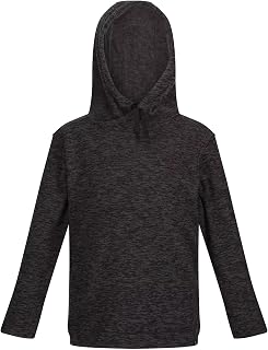 Regatta Boys Keyon Stripe Fleece Hooded Drawcord Warm Hoodie