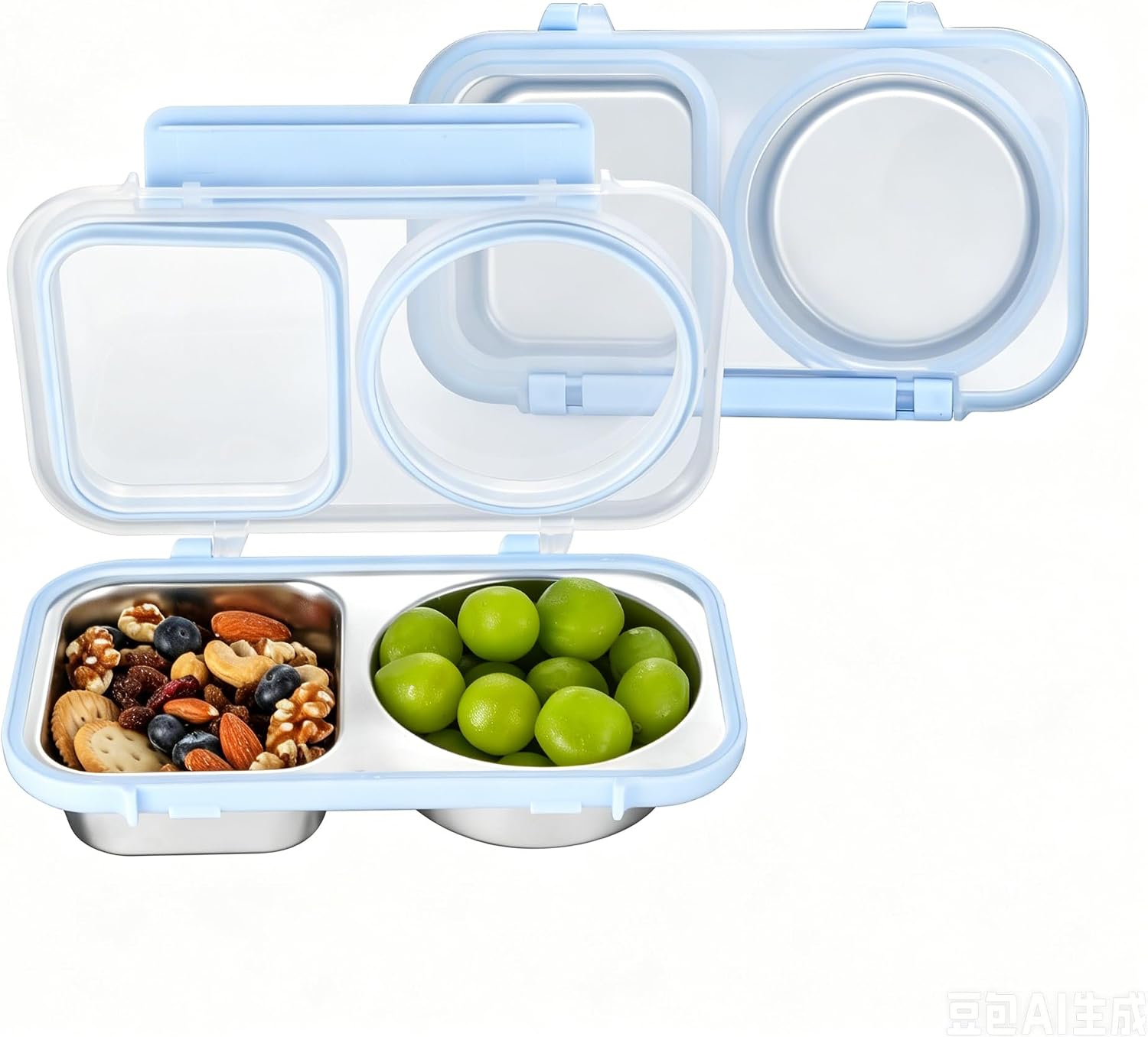 BEFOY Stainless Steel Snackle Box with Lids Lunchable Container