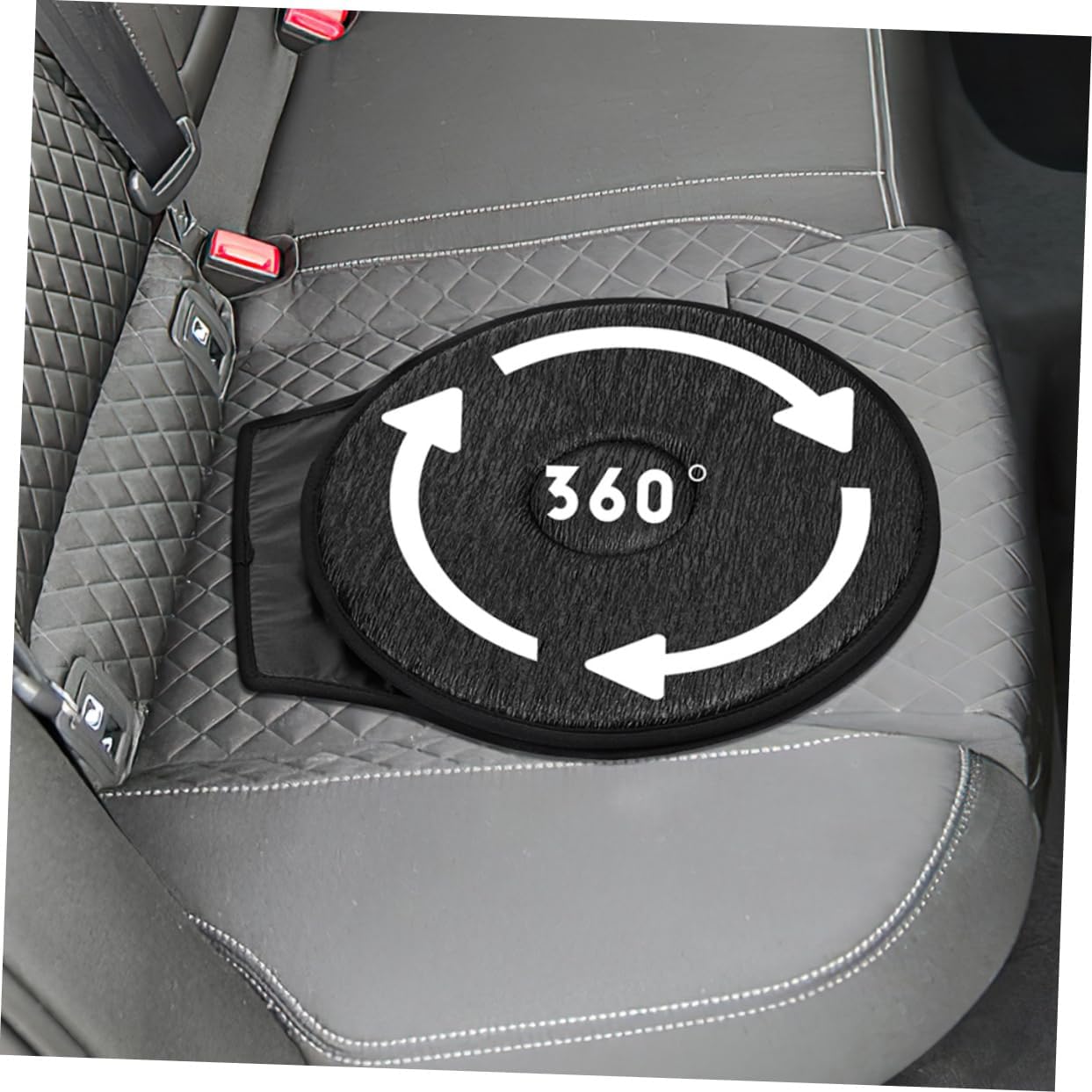 ULTECHNOVO 2pcs Elderly-Friendly Swivel Seat Pad Car Seat Swivel Cushion for Comfort Convenience