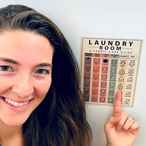 Miniatura 8 de Laundry Care Guide Easy to Follow Instructions Magnets Laundry Symbols for Washing Machine Laundry Chart
