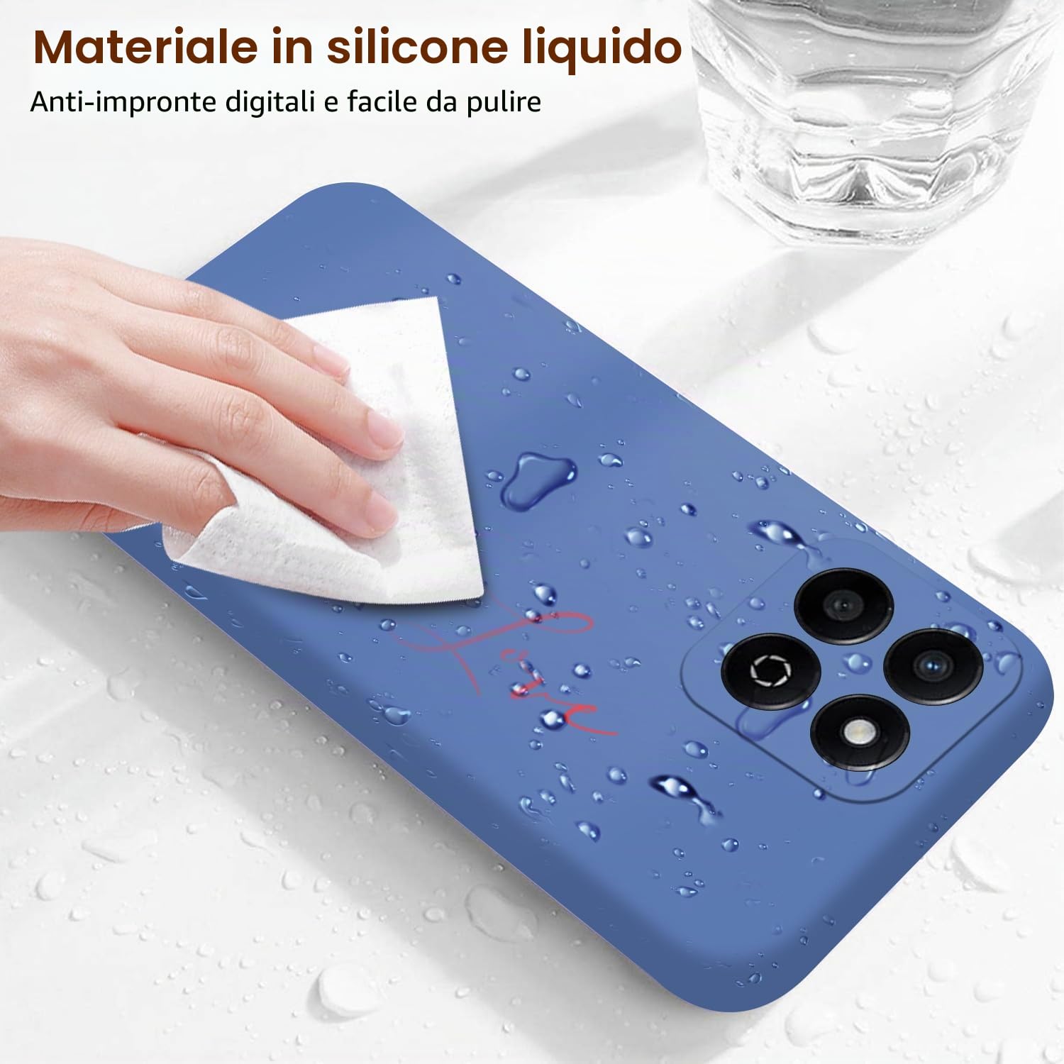 YESARMOR Nero Cover Silicone Morbido Custodia - per Honor Magic 8 Pro, Anti Ingiallimento, Silicone morbido TPU, Custodia dal Assorbimento degli Urti YESARMOR Nero Cover Silicone Morbido Custodia - per Honor Magic 8 Pro, Anti Ingiallimento, Silicone morbido TPU, Custodia dal Assorbimento degli Urti