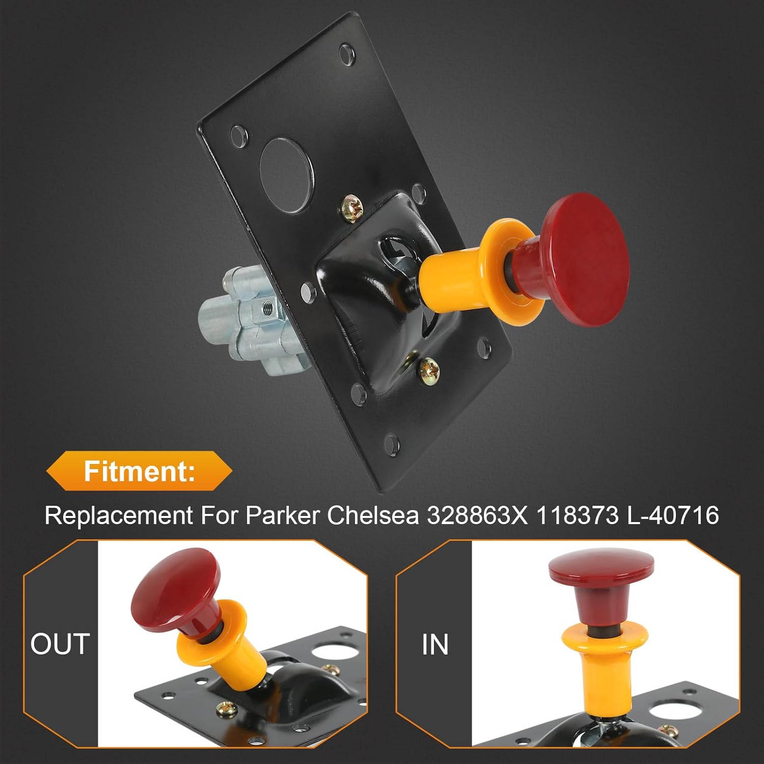 PTO Air Shift Control Valve Compatible with Parker Chelsea 328863X 118373 L-40716 2 Position 3 Way 1/8 NPT Port