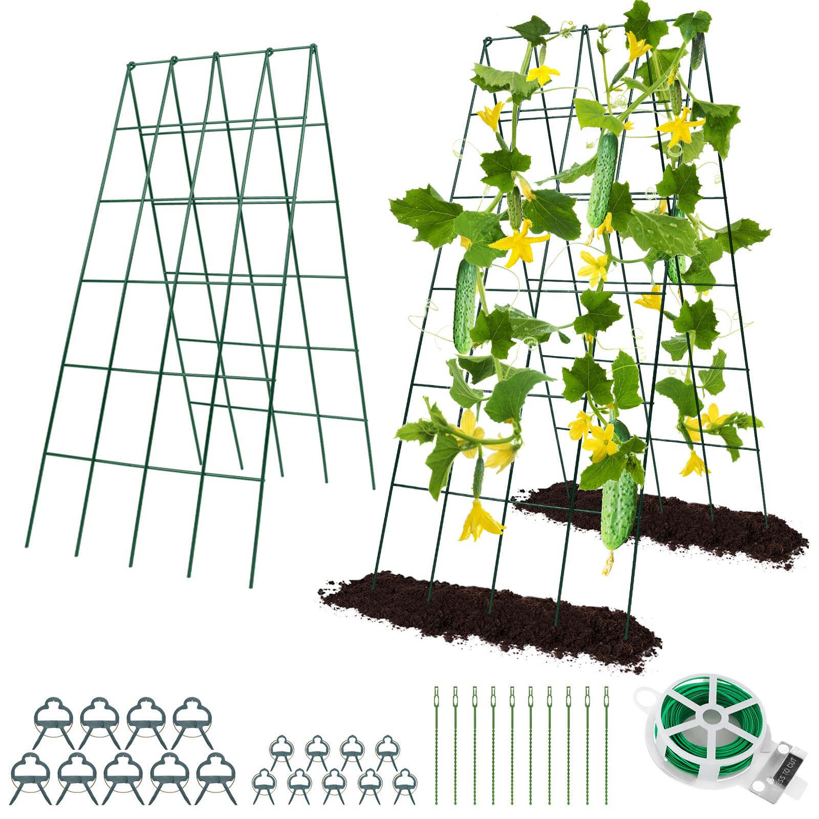 RIFNY Cucumber Trellis for Raised Bed
