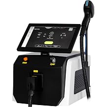 10 Bars MultiWavelength Full Body Hair Removal Machine Professional Home/Spa Use Hair Reduction for Face, Arms, Legs, Back, Bikini Line, Black And White