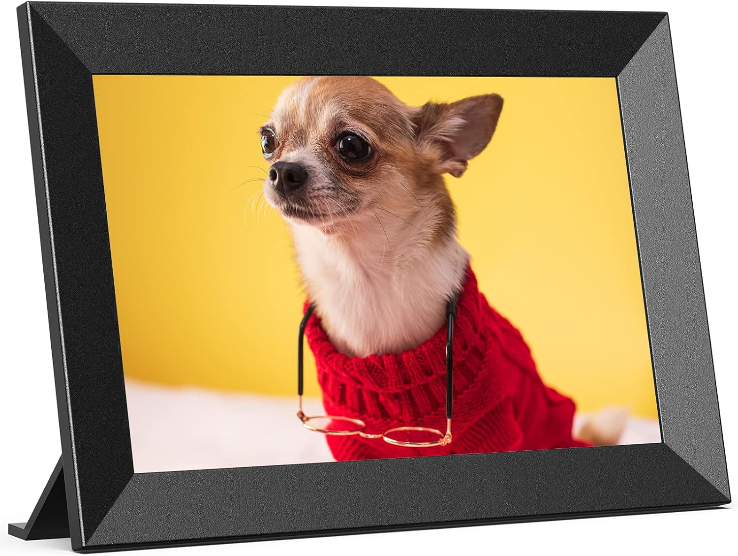 10inch photo frame electronic picture frames slideshow portaretrato digital photo album, 1280*800 HD IPS Touchscreen, 1G RAM+16G ROM Storage, Share Instant Pictures/Videos via Whale Photo App Anywhere