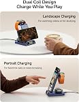 Chargeur sans fil pour Samsung, 3 en 1 Station de recharge sans fil pour Samsung Galaxy S26 Ultra/S26+/S26)/S25-S21/Note 20/Z Flip 7/Fold 7, Chargeur pour Samsung Galaxy Watch Ultra/8/7/6, Les copains de Galaxy 4 Pro/3