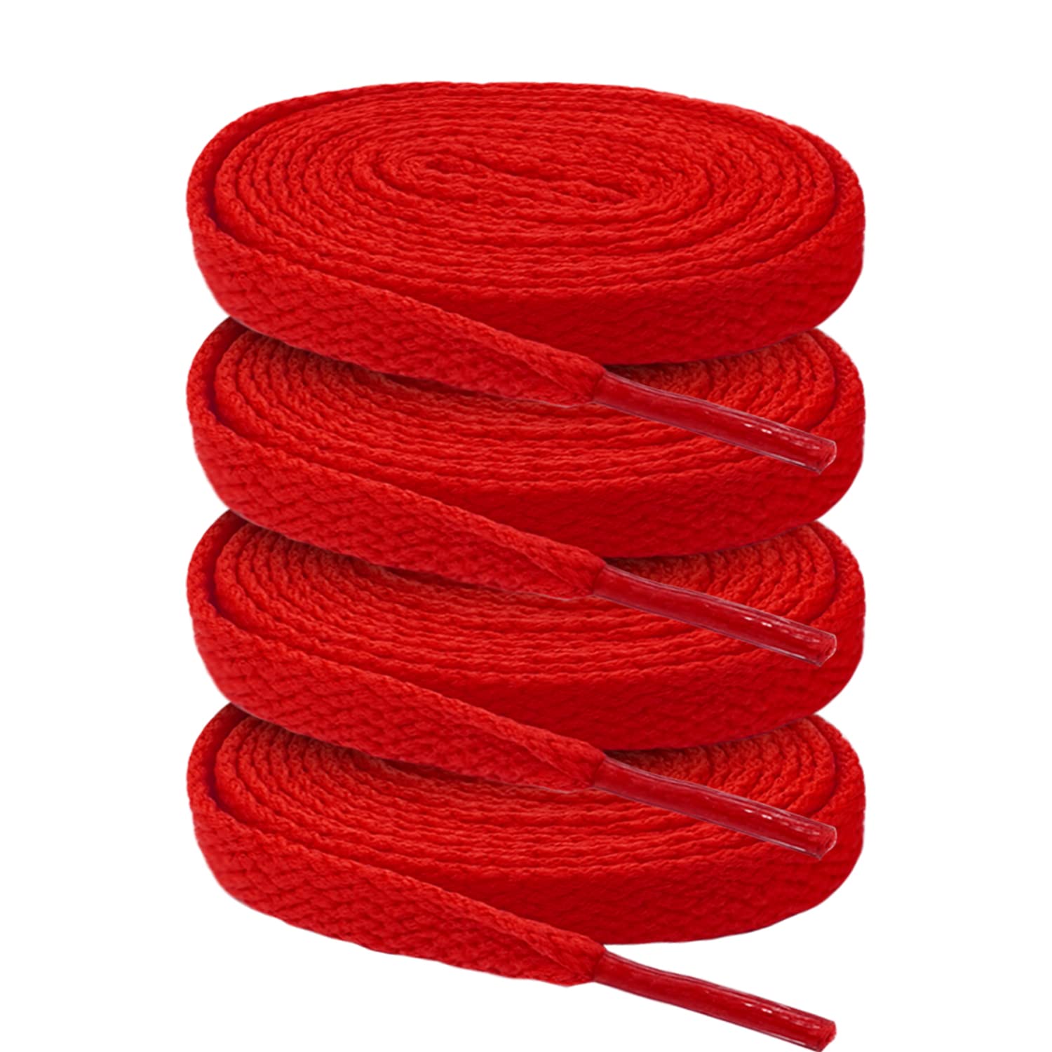 TORMEN45" Flat Coloured Durability Athletic Shoe Laces for Sports Shoes Boots Sneakers Skates Fits All Adult and Kids