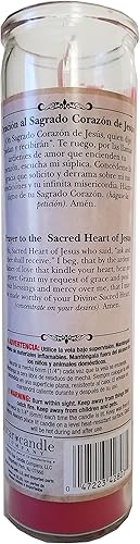 Miniatura 2 de Sagrado Corazón de Jesús (Sagrado Corazon De Jesus) Vela Devocional Roja
