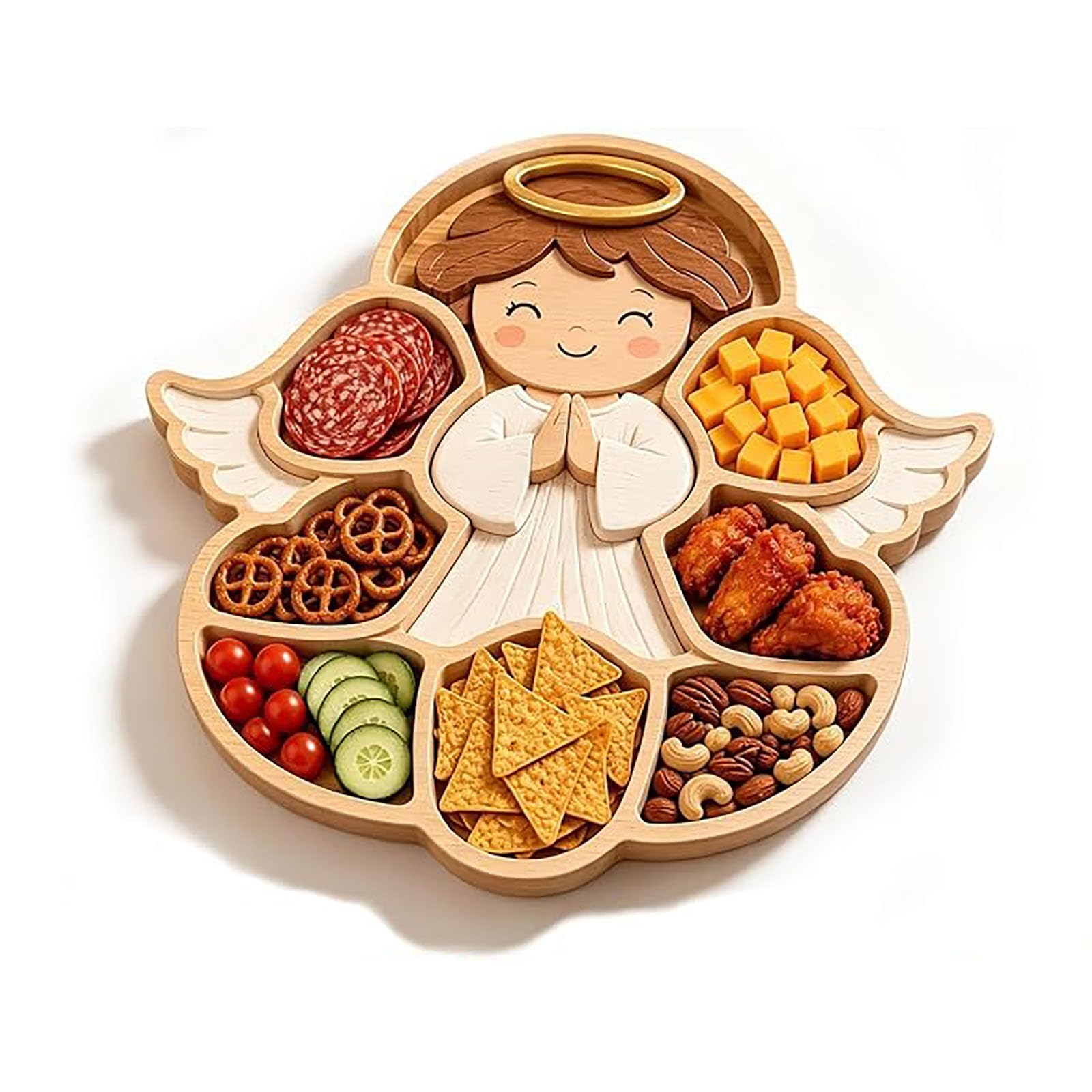 Weihnachtliches Snack-Serviertablett/Unterteilte (#G)