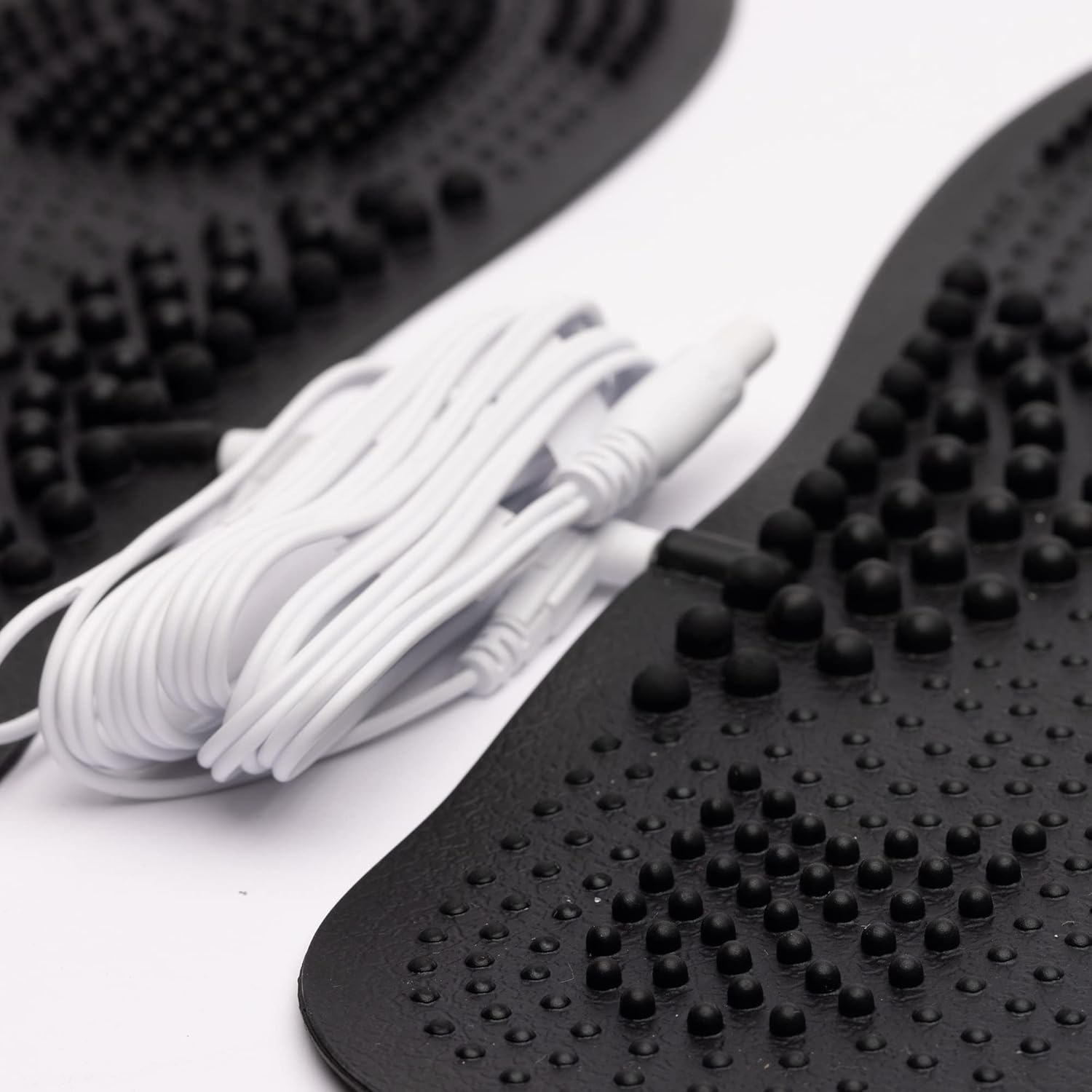 Close-up of FlexTone Pads and their connection wires