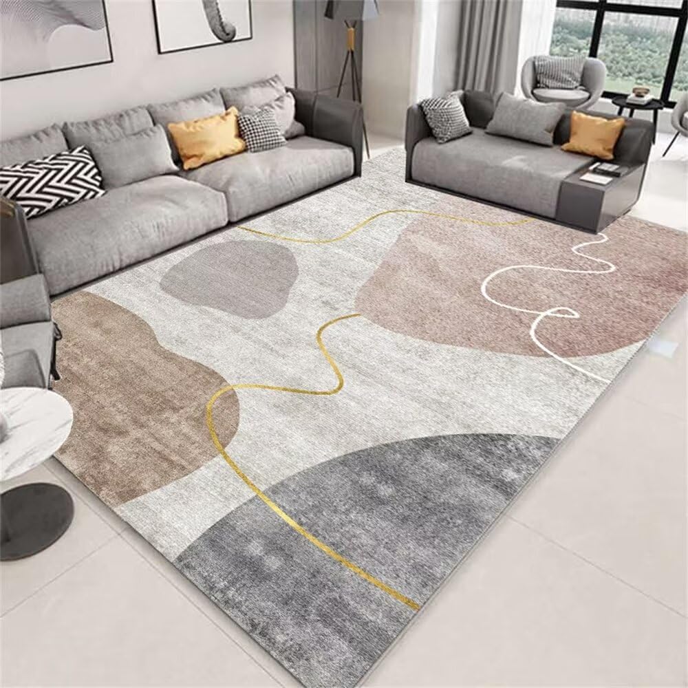Moquette sol gris 80x150cm à motif géométrique pour un entretien facile au quotidien