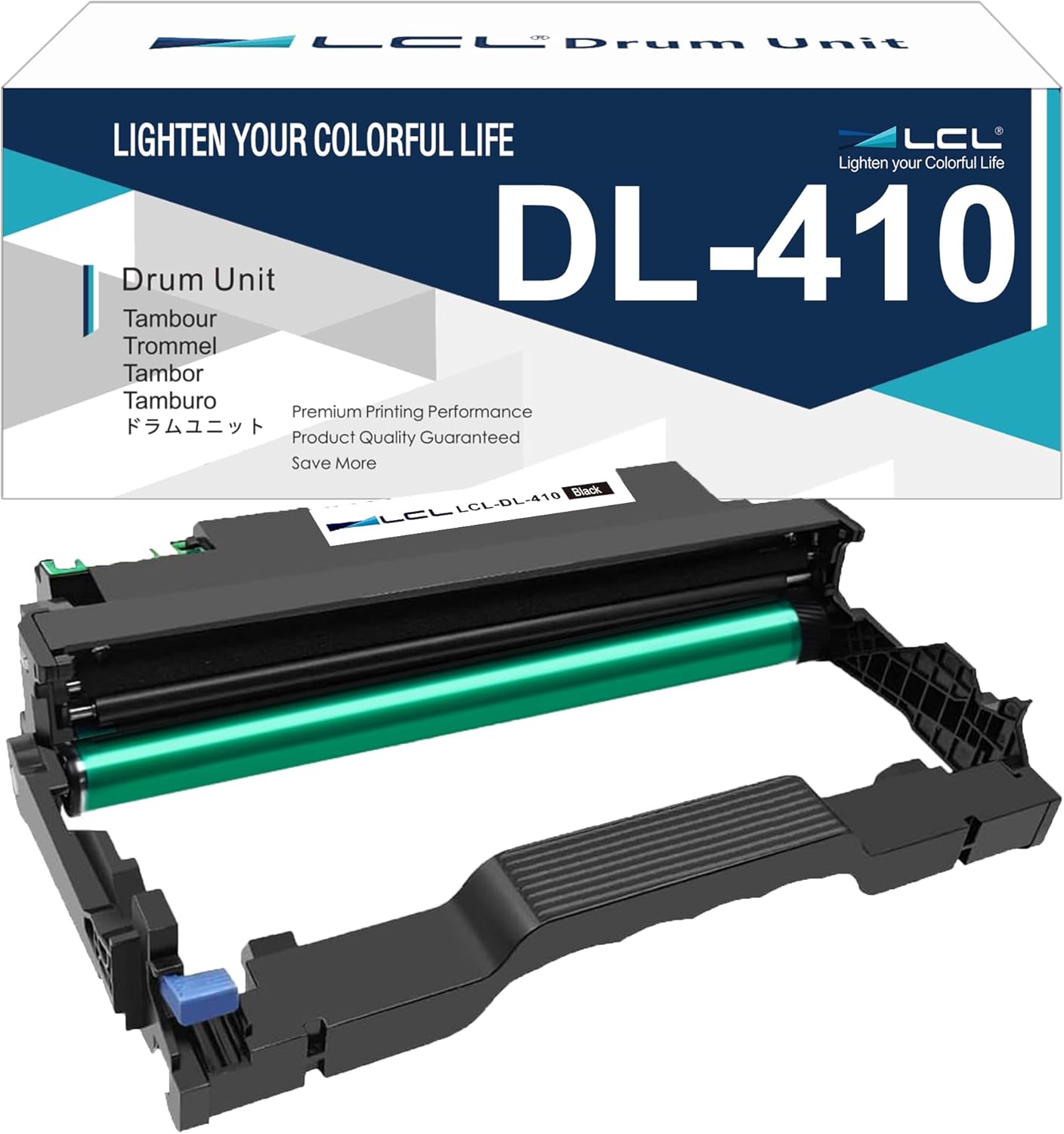 LCL DL-410 Drum Unit Replacement for Pantum DL-410 DL410 for M7102DW M6802FDW P3012DW P3302DW P3302DN M6702DW M6800FDW M7100DN M7100DW M7102DN M7202FDW P3010DW P3300DN P3300DW Printer (1 Black)